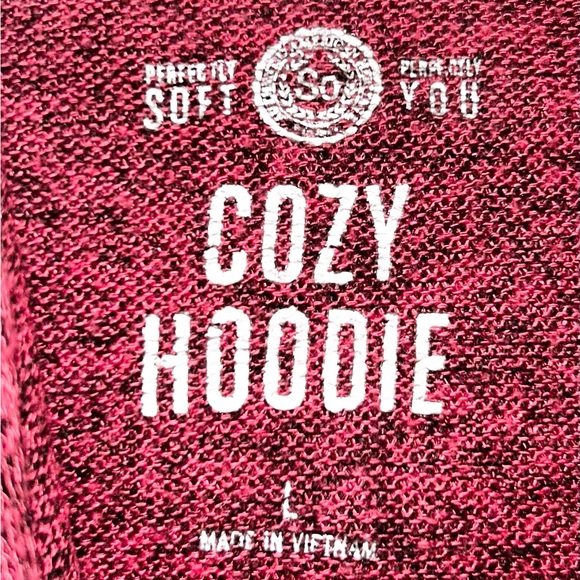 SO Cozy Tee Shirt Material Hoodie - Picture 7 of 7